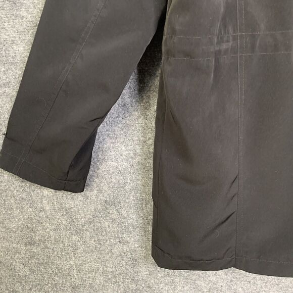 St John’s Bay Black Medium Weight Car Coat Women Petite Medium Zip Front Pockets - Picture 13 of 16